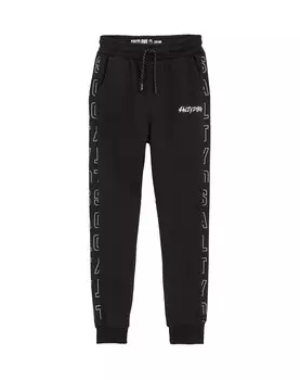 Зауженные брюки WE Fashion, черный