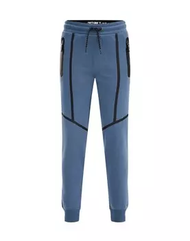 Зауженные брюки We Fashion, пыльный синий