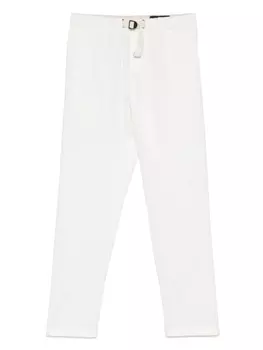 Зауженные брюки White Sand, белый