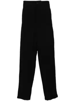 Зауженные брюки Yohji Yamamoto, черный