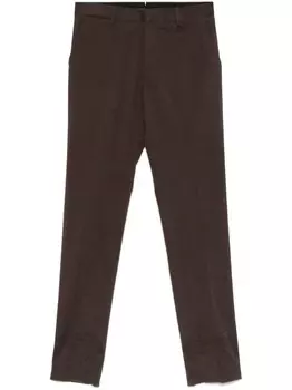 Зауженные брюки Zegna, зеленый