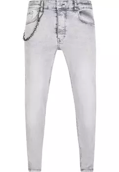 Зауженные джинсы 2Y Premium, серый деним