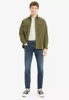 Зауженные джинсы 512™ SLIM TAPER Levi's, темно-синие джинсы