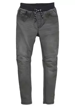 Зауженные джинсы Arizona, серый деним