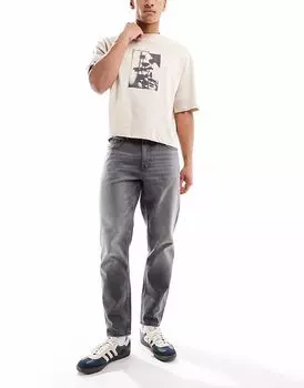 Зауженные джинсы ASOS DESIGN черного цвета