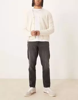 Зауженные джинсы ASOS DESIGN черного цвета
