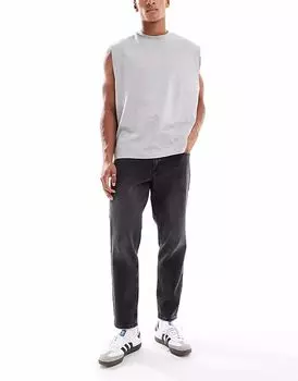 Зауженные джинсы ASOS DESIGN черного цвета