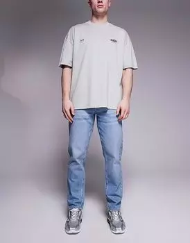 Зауженные джинсы ASOS DESIGN светло-голубого цвета