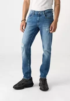 Зауженные джинсы AUSTIN Tommy Hilfiger, синие джинсы