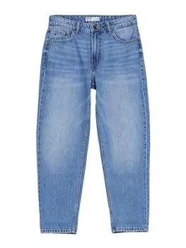 Зауженные джинсы Bershka, синий
