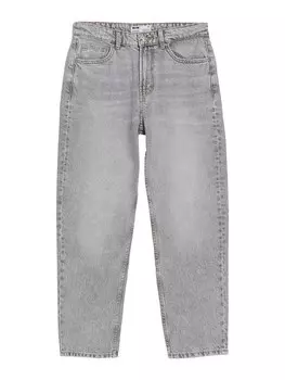 Зауженные джинсы Bershka, светло-серый
