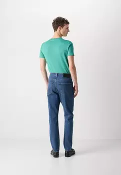 Зауженные джинсы Calvin Klein, синие джинсы