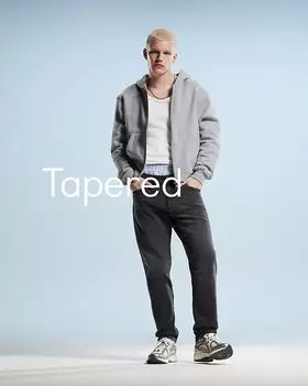 Зауженные джинсы черного цвета ASOS DESIGN