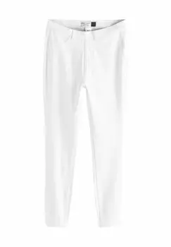 Зауженные джинсы CROPPED Next, молочный