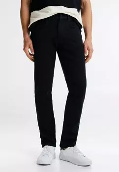 Зауженные джинсы DENTON Tommy Hilfiger, темно-синий