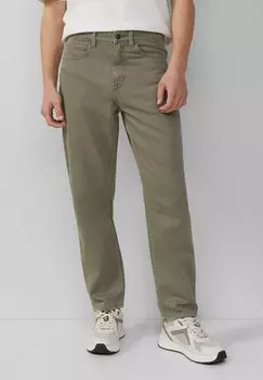 Зауженные джинсы DEVON MID RISE QS, металлик серый