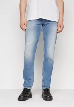 Зауженные джинсы Diesel, синий деним