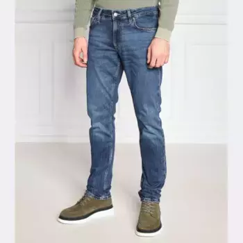 Зауженные джинсы Guess, синий