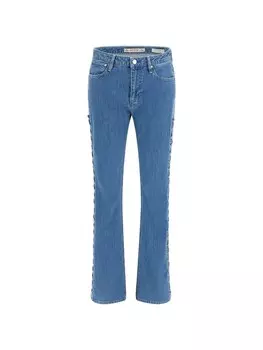 Зауженные джинсы GUESS, синий
