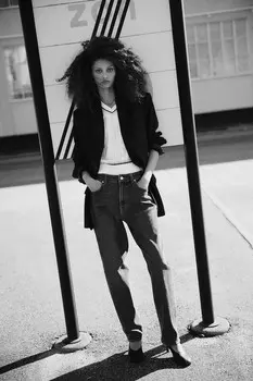 Зауженные джинсы H&M, синий