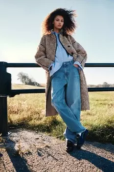 Зауженные джинсы H&M, синий