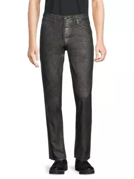 Зауженные джинсы Hugo, черный