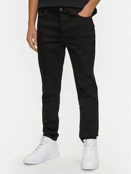 Зауженные джинсы Hugo, черный