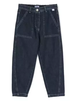 Зауженные джинсы Il Gufo, синий