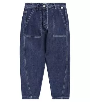 Зауженные джинсы Il Gufo, синий