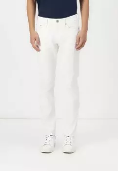 Зауженные джинсы Jack & Jones, белый деним