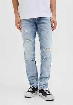 Зауженные джинсы JJIGLENN JJORIGINAL CB 152 Jack & Jones, деним