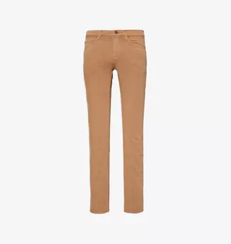 Зауженные джинсы Lennox из эластичного денима, облегающие Paige, золотой