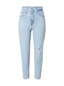 Зауженные джинсы LEVIS HIGH WAISTED MOM JEAN MED INDIGO - WORN IN, синий