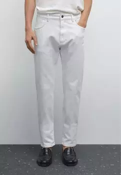 Зауженные джинсы Massimo Dutti, белый