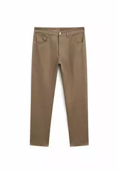 Зауженные джинсы Massimo Dutti, хаки