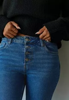 Зауженные джинсы Next, синий