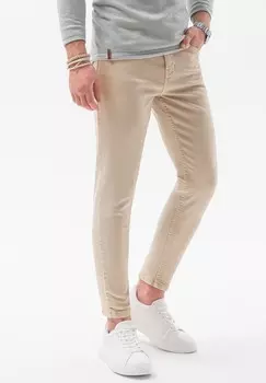 Зауженные джинсы Ombre, бежевый