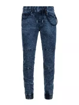 Зауженные джинсы Ombre P1056, темно-синий