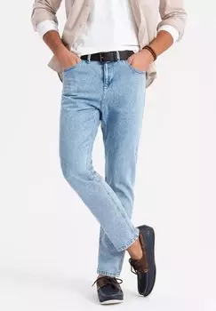 Зауженные джинсы Ombre, светло-голубой