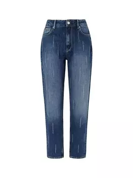 Зауженные джинсы Pepe Jeans, синий джинсовый