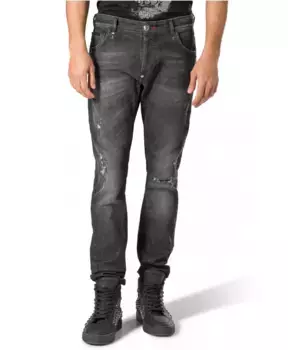 Зауженные джинсы Philipp Plein, черный