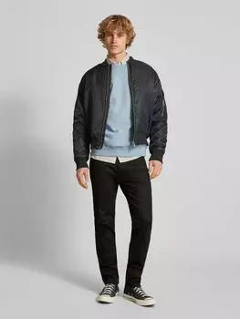 Зауженные джинсы с 5 карманами, модель «502 NIGHTSHINE» Levi's, черный