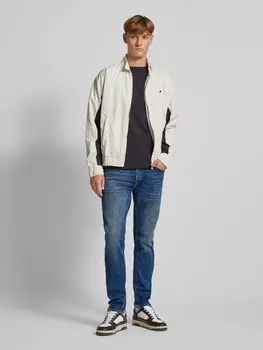 Зауженные джинсы с 5 карманами, модель «MIKE» Jack & Jones, темно-синий