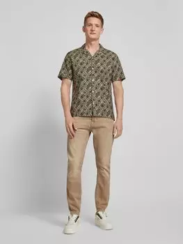 Зауженные джинсы с боковыми карманами, модель «ALEX EARTH» GABBA, песочный