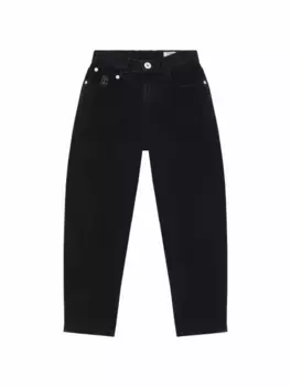 Зауженные джинсы с логотипом Brunello Cucinelli, тёмно-синий