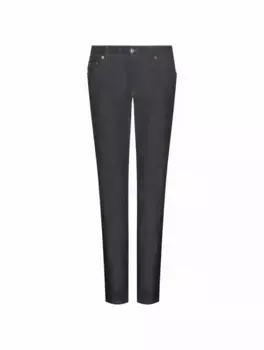 Зауженные джинсы с логотипом Dolce&Gabbana, тёмно-синий