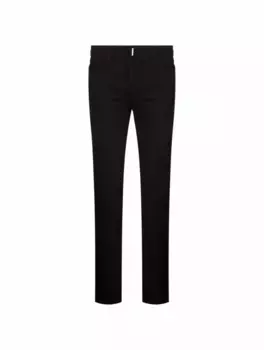 Зауженные джинсы с логотипом Givenchy, черный