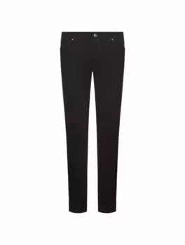 Зауженные джинсы с логотипом Jacob Cohen, черный