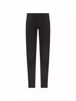 Зауженные джинсы с логотипом Pantaloni Torino, черный