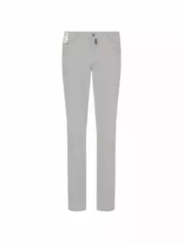 Зауженные джинсы с логотипом Portofino, серый